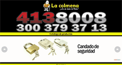 Desktop Screenshot of llaveslacolmena.com